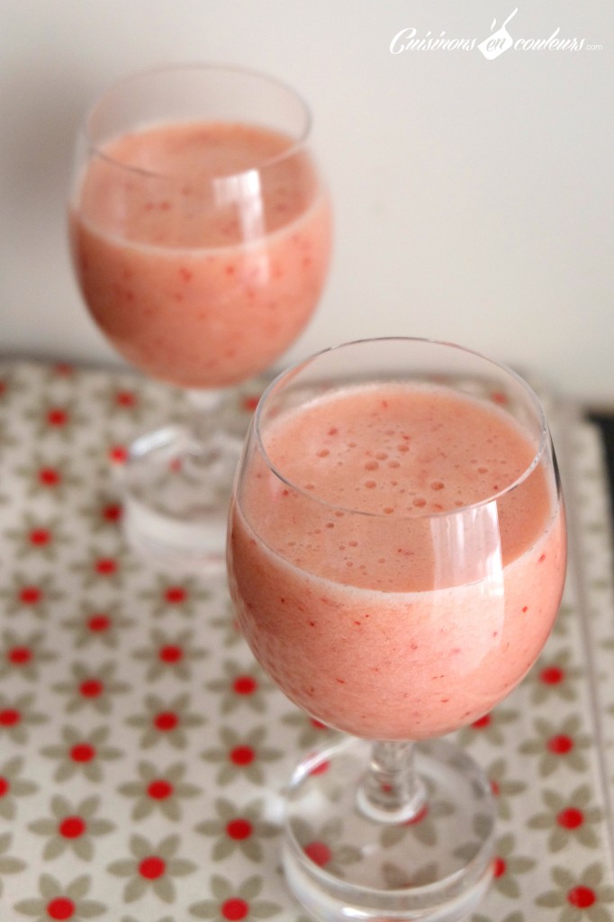 Smoothie Pêches Oranges