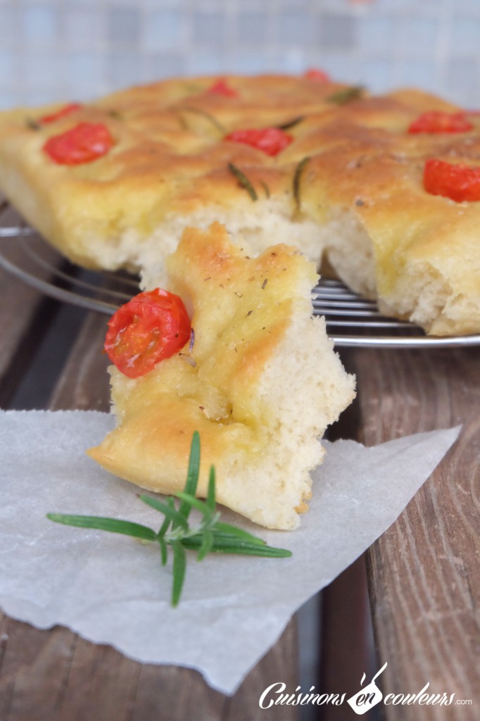 Focaccia au romarin