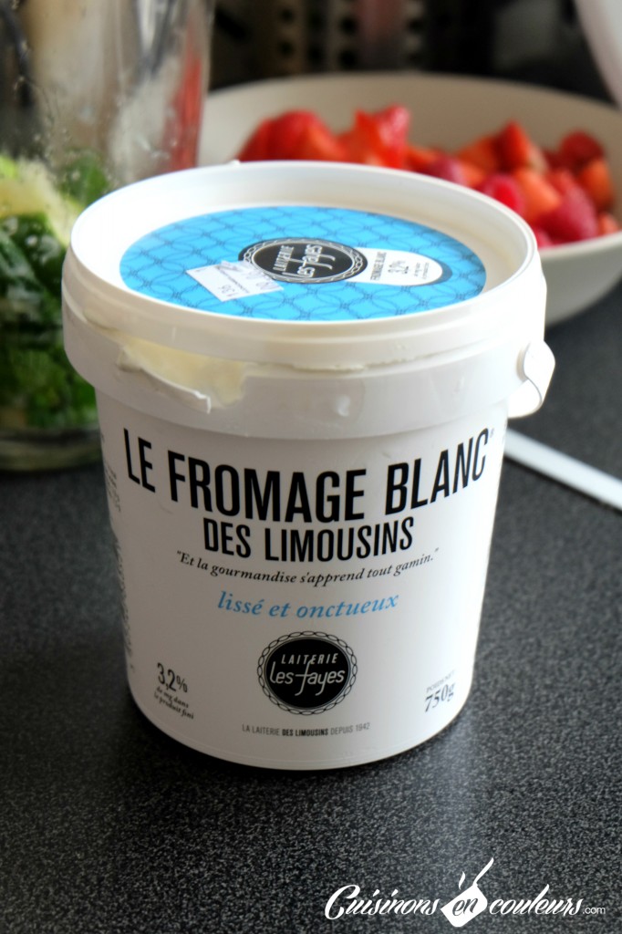 Fromage-blanc-du-limousin-682x1024 - Verrines de fromage blanc aux fraises et framboises marinées au citron vert