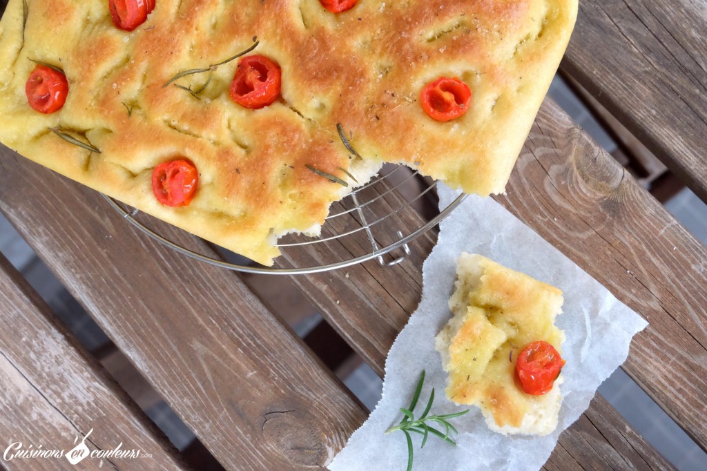Ma première foccacia au romarin