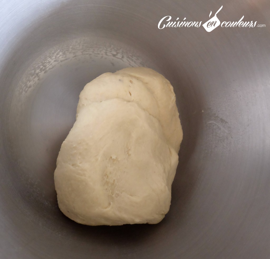 Pâte à foccacia avant levée