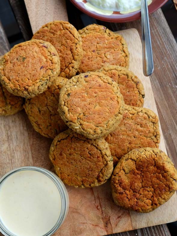 Falafels maison et sauce au tahine