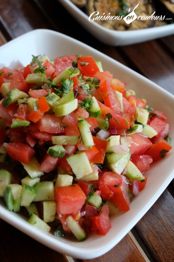 Salade-de-tomates-et-feggous-682x1024 - Chlada : Salade de tomates et concombre à la marocaine