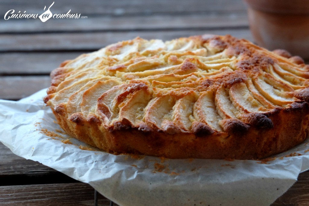 Gateau-tarte-aux-pommes-1024x682 - Mi gâteau, mi tarte... fondant aux pommes Gala