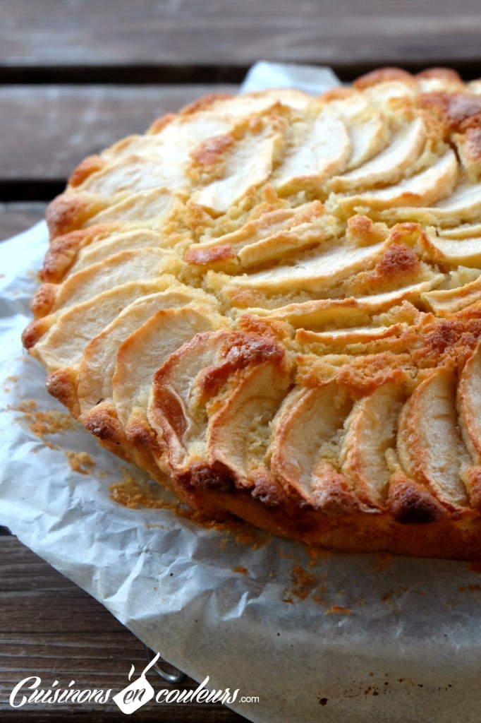 LE-g%C3%A2teau-aux-pommes-682x1024 - Mi gâteau, mi tarte... fondant aux pommes Gala