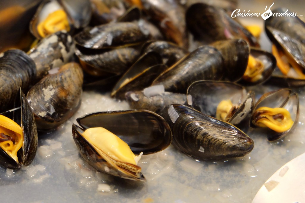 Moules de Bouchot cuites