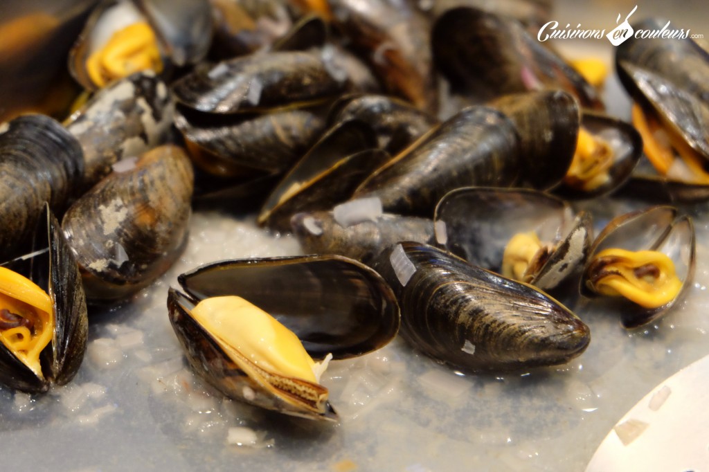 Moules-de-Bouchot-cuites-1024x682 - Soupe de butternut aux Moules de bouchot de la Baie du Mont-Saint-Michel