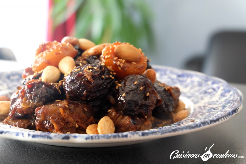 Tajine d'agneau aux pruneaux