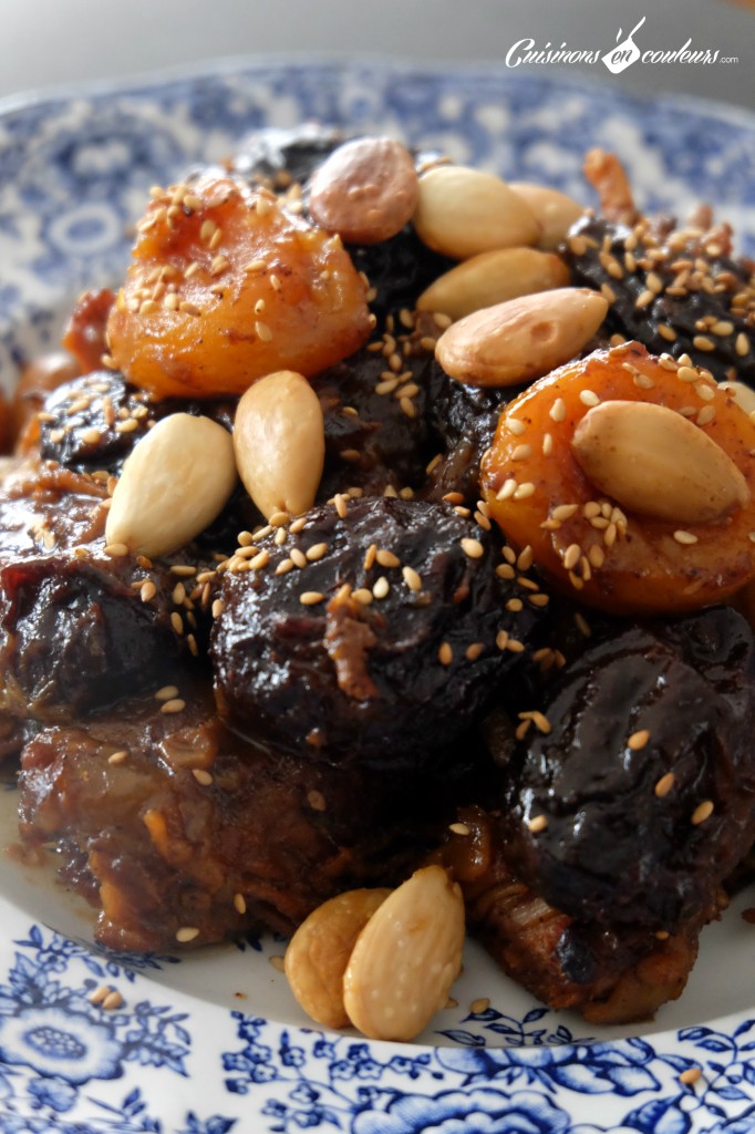 Tajine marocain pruneaux