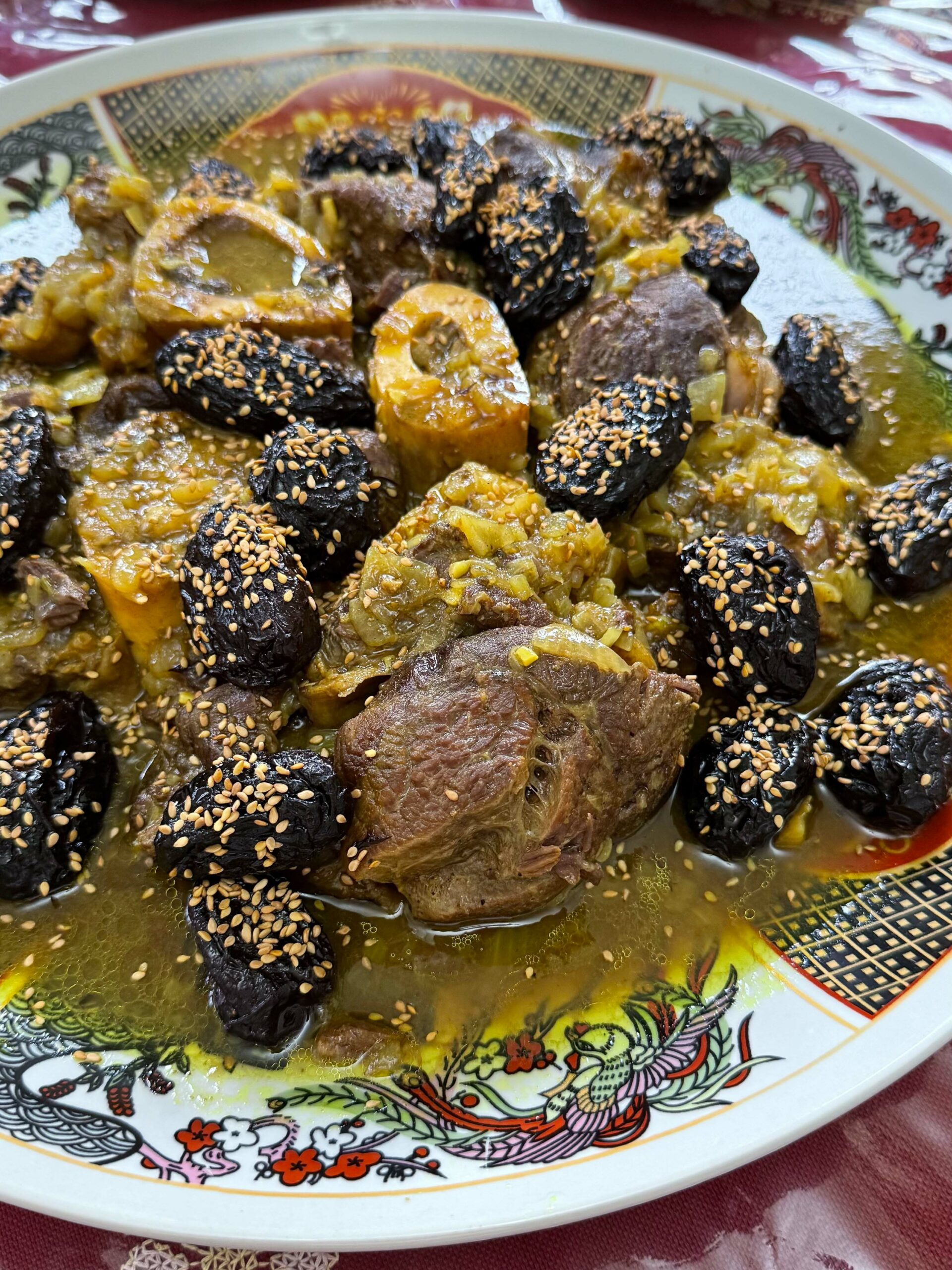 Tajine d’agneau aux pruneaux