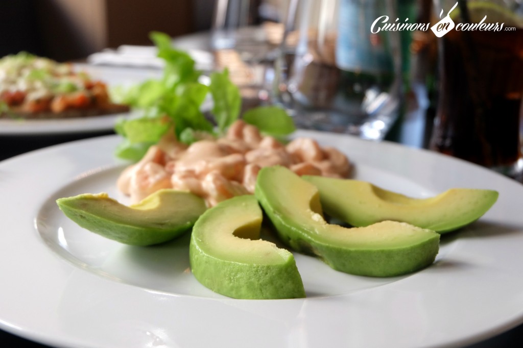 crevettes cocktail et avocat - Roy's pub