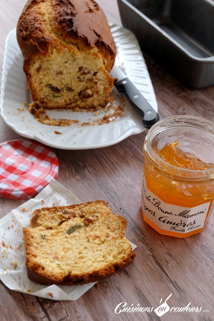 Cake aux fruits confits