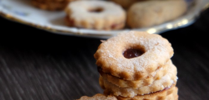 Sablés à la confiture de fraises