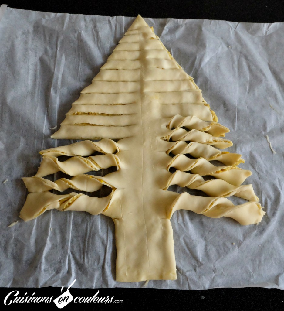 Sapin feuilleté - étape 2