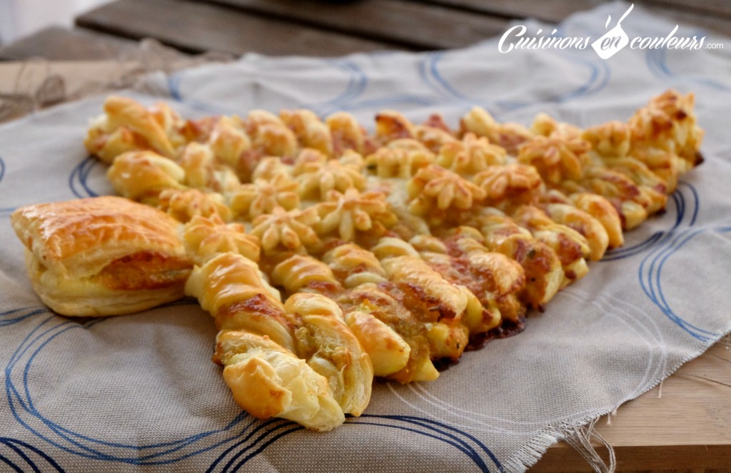 Sapin-feuillete-facile-1024x663 - Sapin feuilleté pour l'apéro !