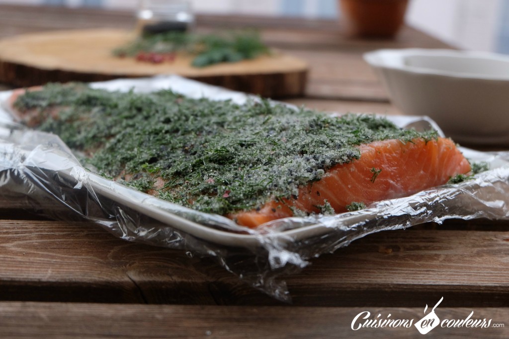 Saumon gravlax entier