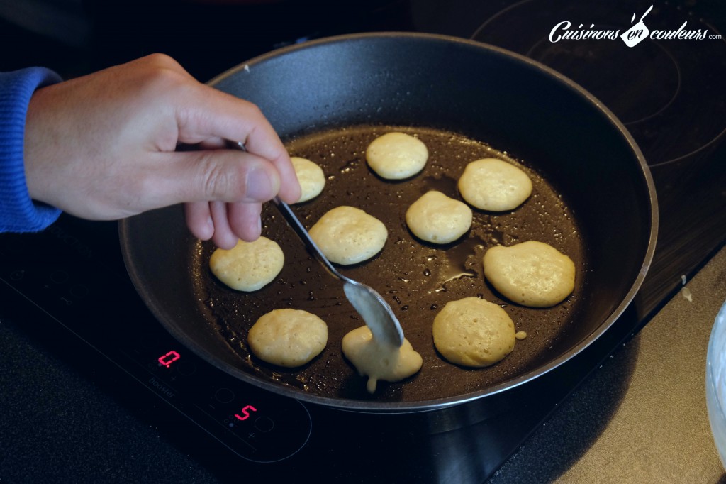 blinis - cuisson