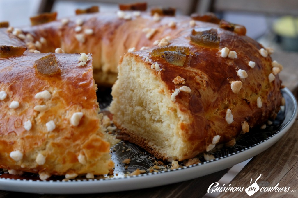 Brioche des rois sans fruits