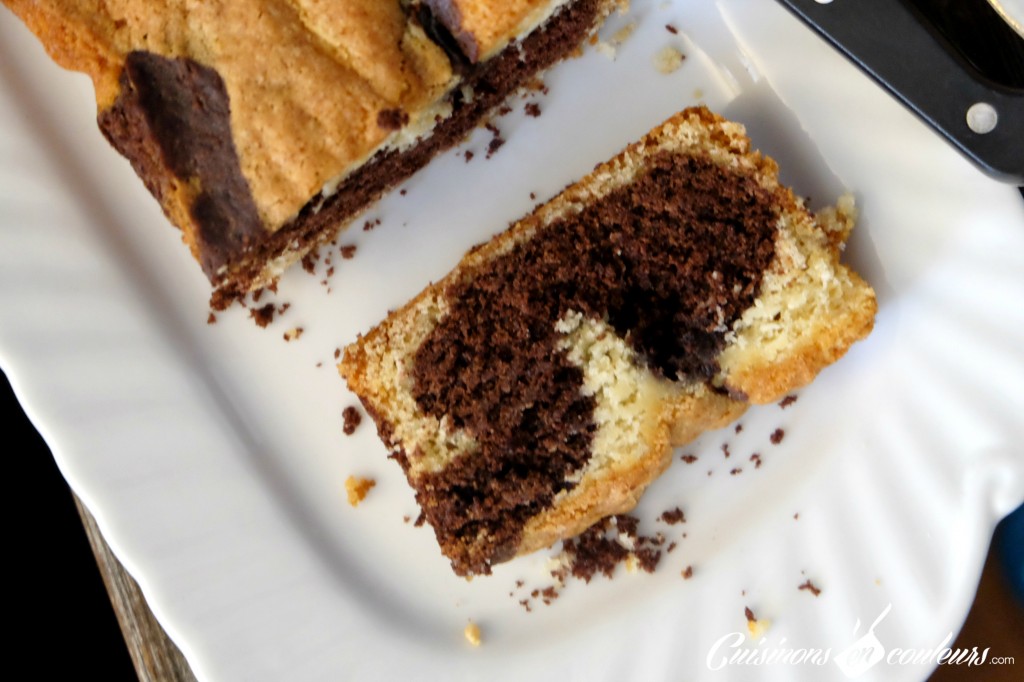Cake Marbre Tranche