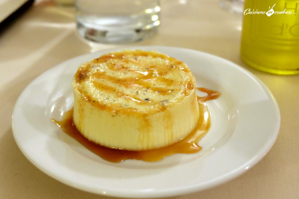 Creme renversee truffe