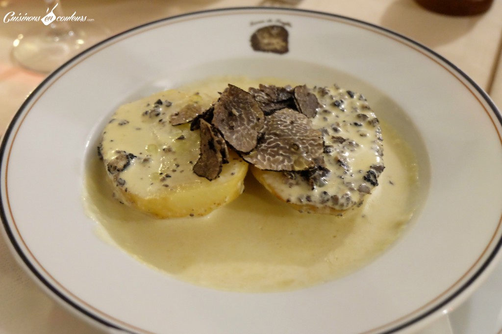 Pomme de terre en robe des champs truffe