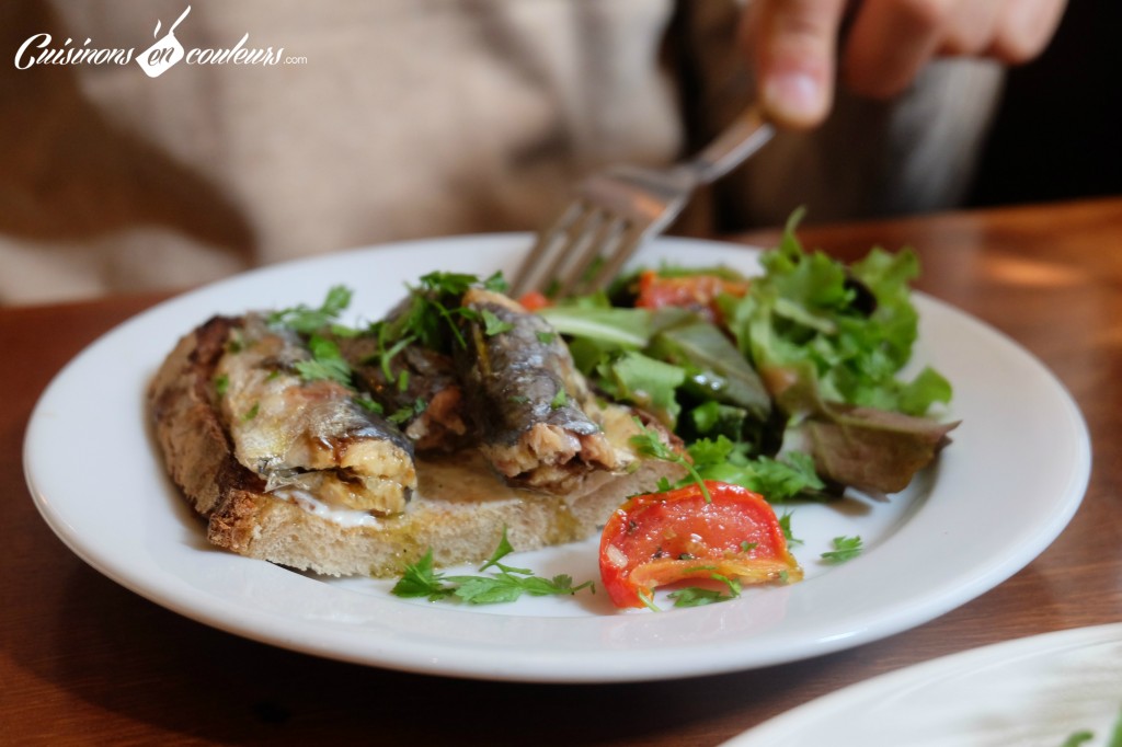 bistro-valois-tartine-de-sardines-2-1024x682 - Le Bistrot Valois, une cuisine à la française