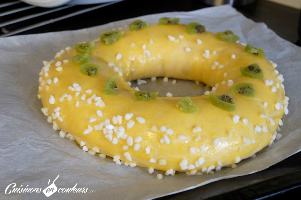 brioche des rois avant cuisson