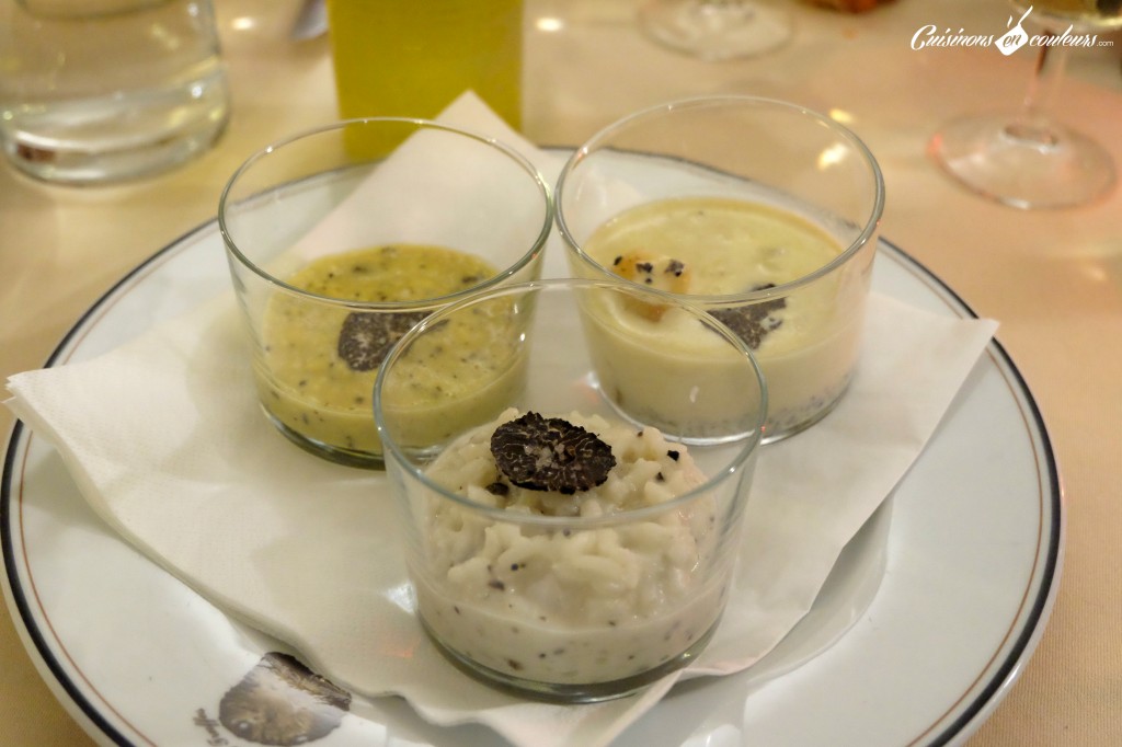 risotto et brouillade d oeufs a la truffe
