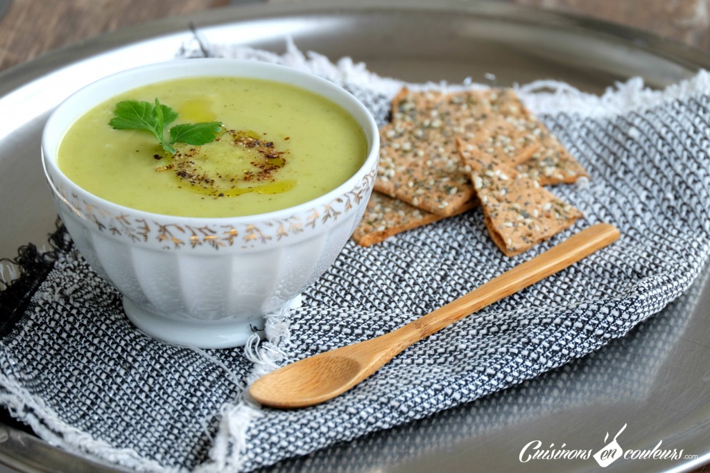 soupe-courgettes-coco-1024x683 - Velouté de courgettes à la boisson végétale à la noix de coco