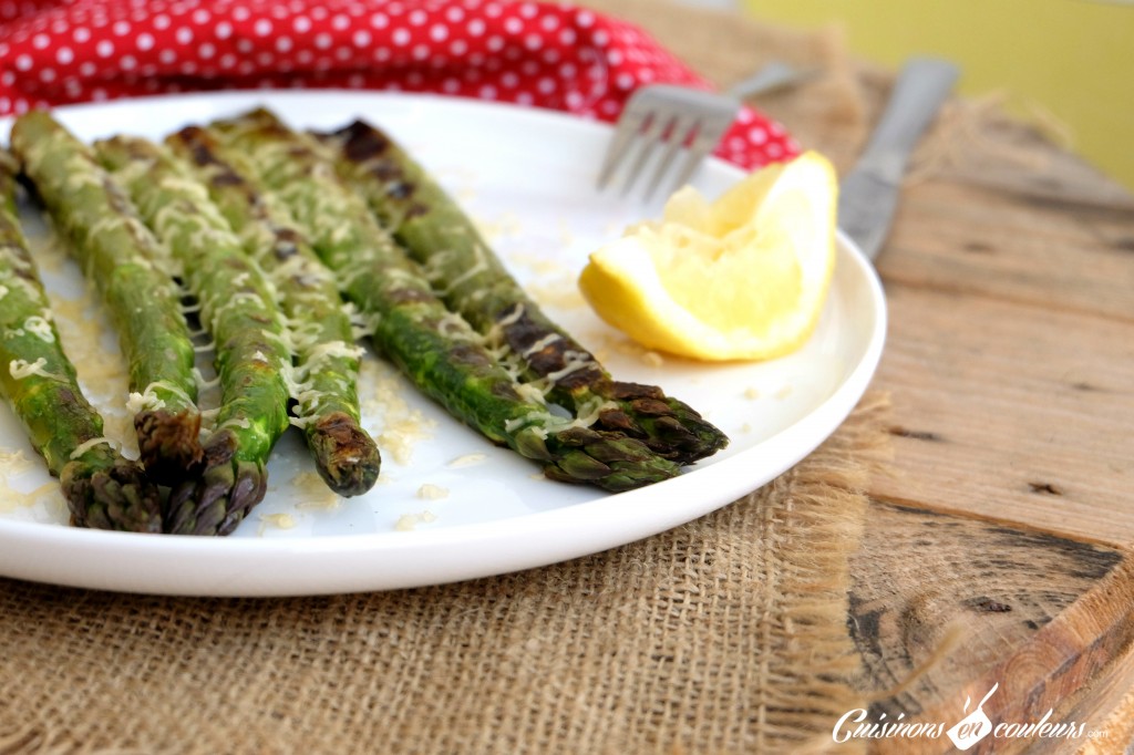 Asperge fromage et citron