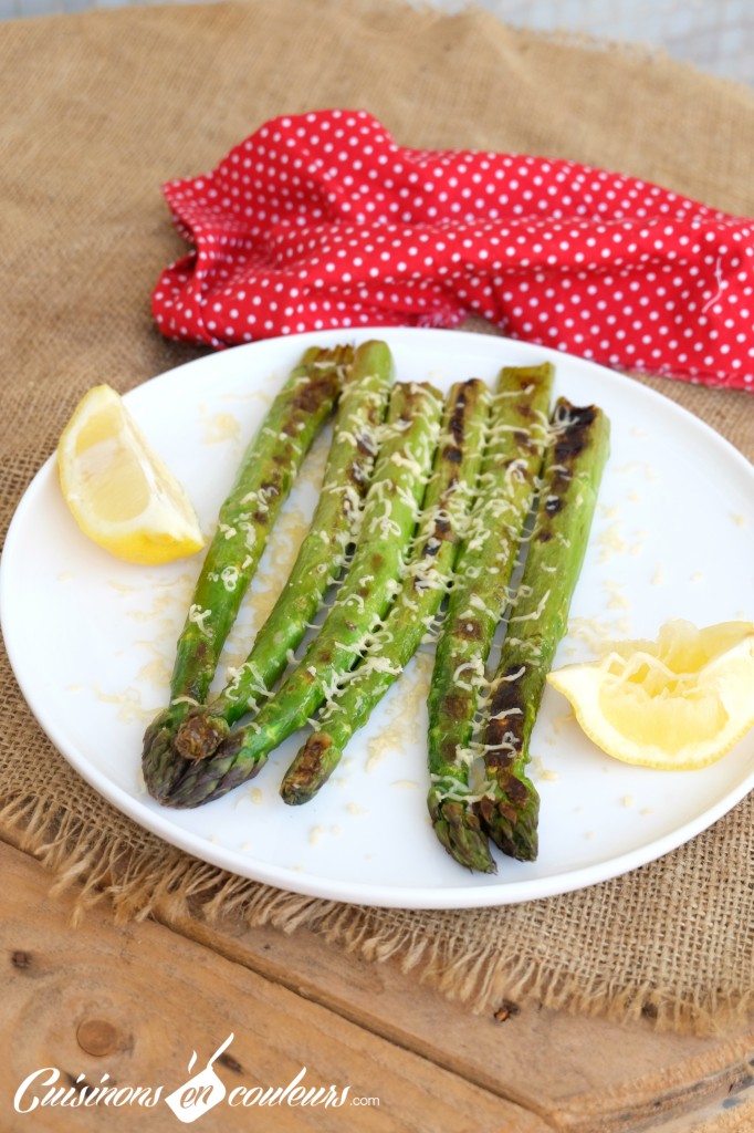 Asperges grillees