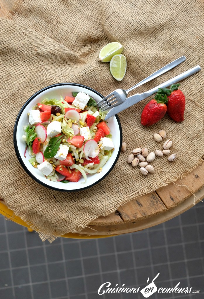 Fraises-et-fenouil-698x1024 - Salade de fenouil aux fraises et pistaches