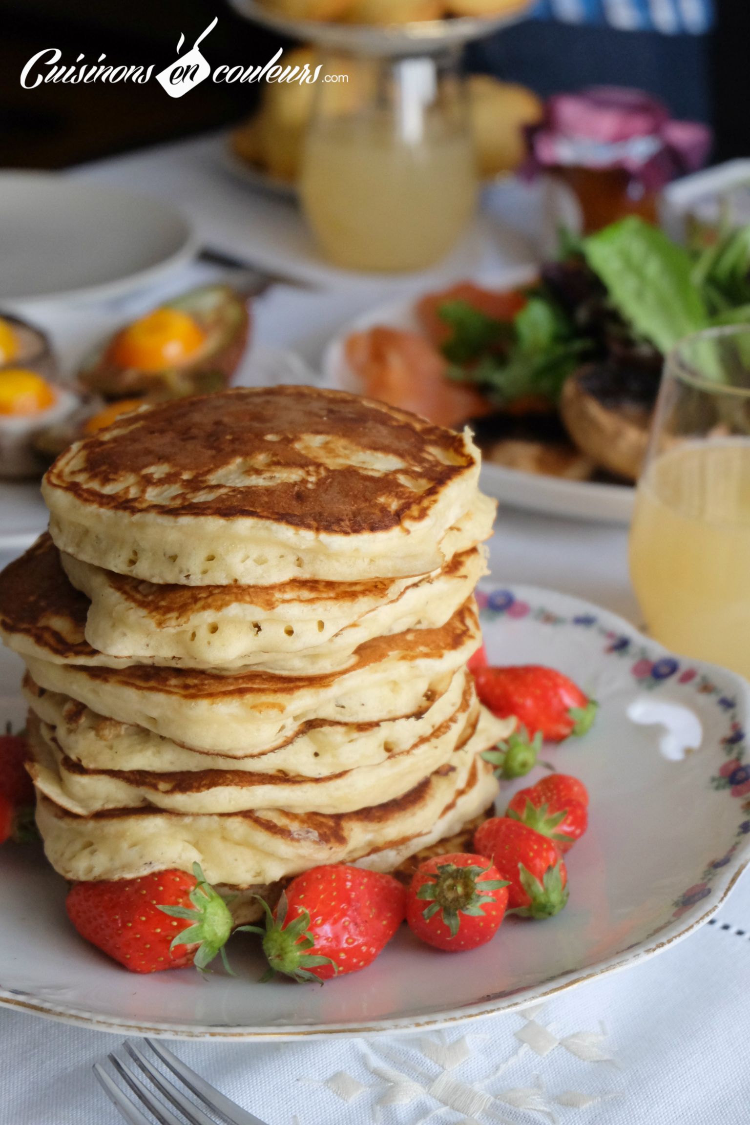 Les pancakes fondants de Martha Stewart Cuisinons En Couleurs