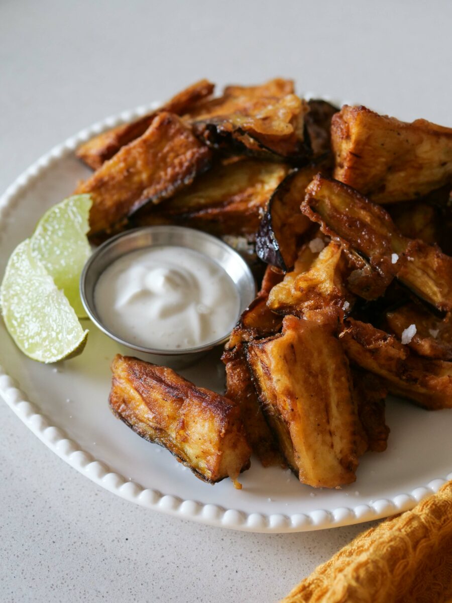 beignets d'aubergines