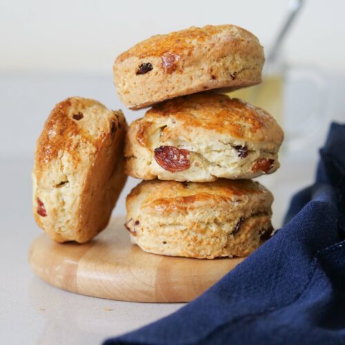 Scones aux raisins secs
