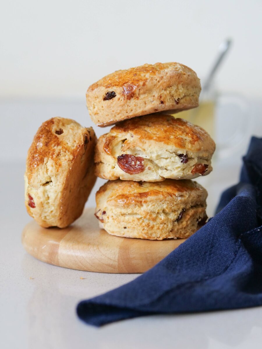 Scones aux raisins secs