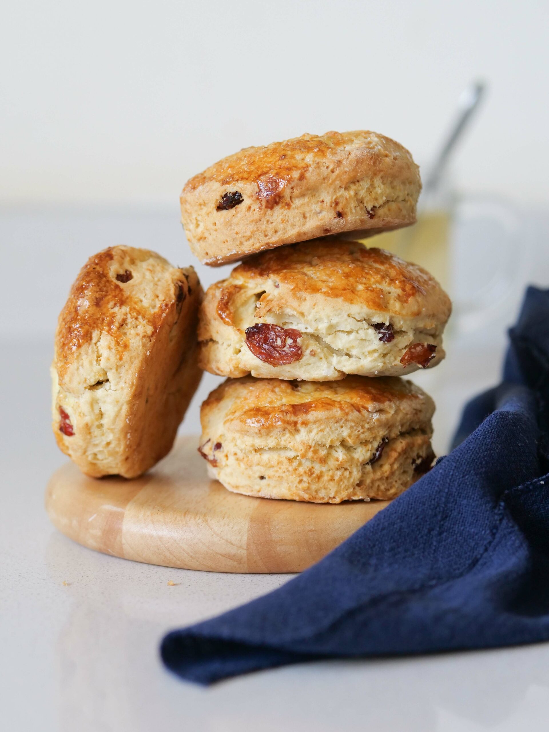 Scones aux raisins secs