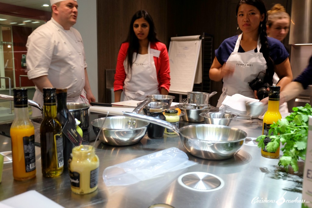 Atelier-ferrandi-1024x682 - Un cours de cuisine à l'école Ferrandi autour des produits Maille à gagner sur le blog !