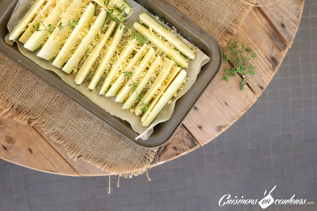 Courgette et edam