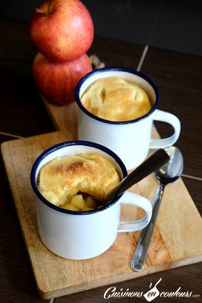 Cuisinons en couleurs - Apple pie in a jar