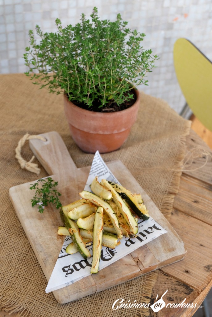 Edam et courgettes roties
