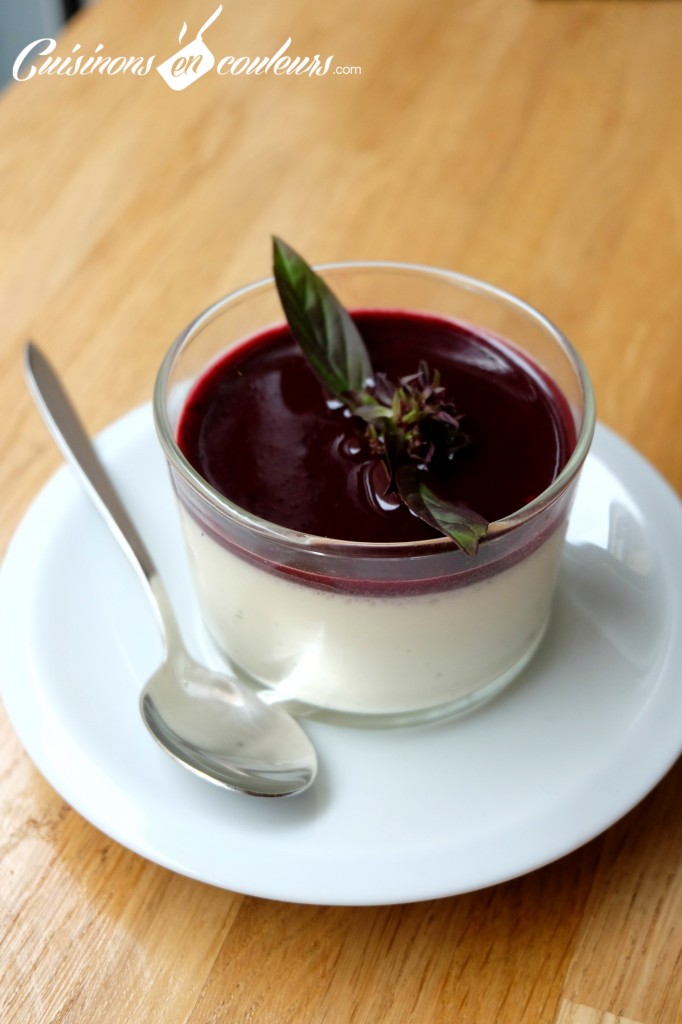 Panna cotta sans gelatine