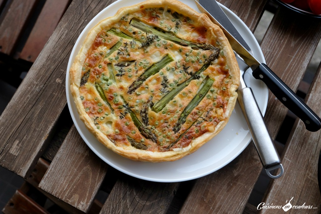 Quiche-pour-l-apero-1024x682 - Quiche printanière aux asperges et aux petits pois