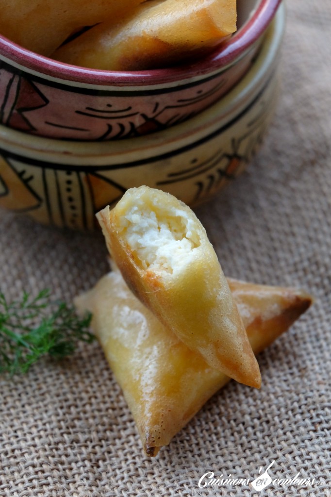 Briouates au fromage Kiri