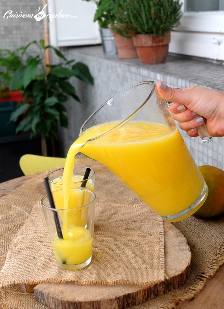 Cuisinons-En-Couleurs-Agua-de-Mango-741x1024 - Agua de mango, un jus à la mangue venu tout droit du Mexique