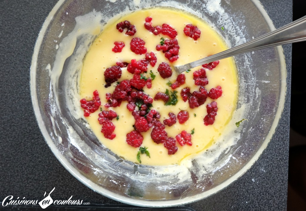 Pate-a-madeleines-1024x708 - Madeleines à la verveine et aux framboises