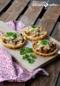 Tartelettes à la viande de veau et la béchamel