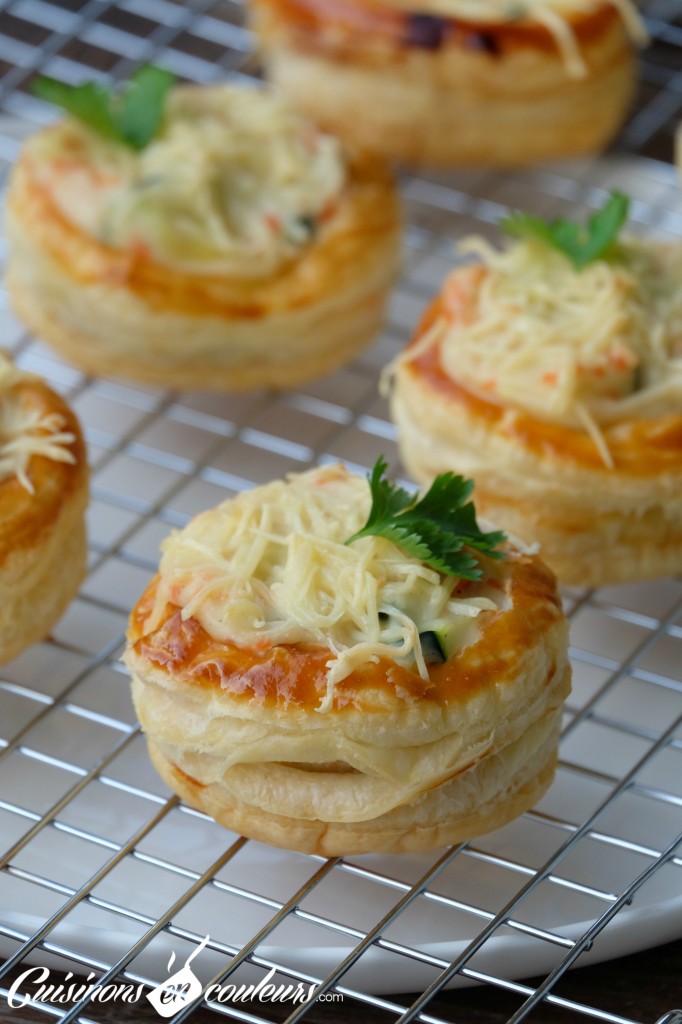 Vol au vent au saumon