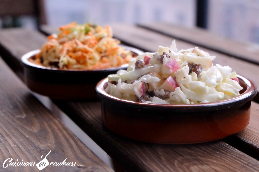 Coleslaw en 2 recettes