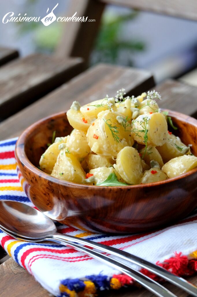 Salade de pommes de terre au citron confit